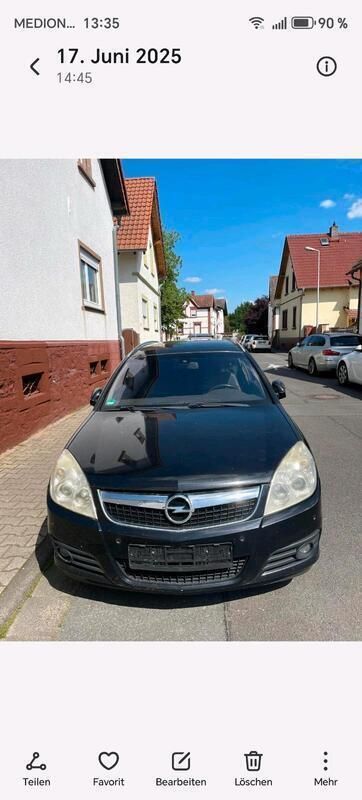 Schwarz Gebraucht 2008 Opel Vectra Kombi | 699 € (Superpreis) - Bild 1/4