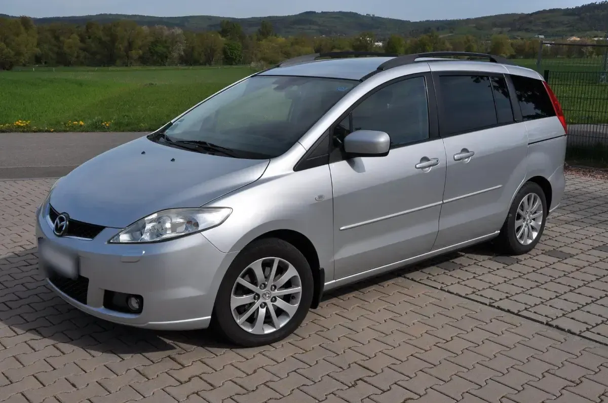 Gebraucht Mazda 5 143 PS (105 kW) 2008 Silber Van / Kleinbus