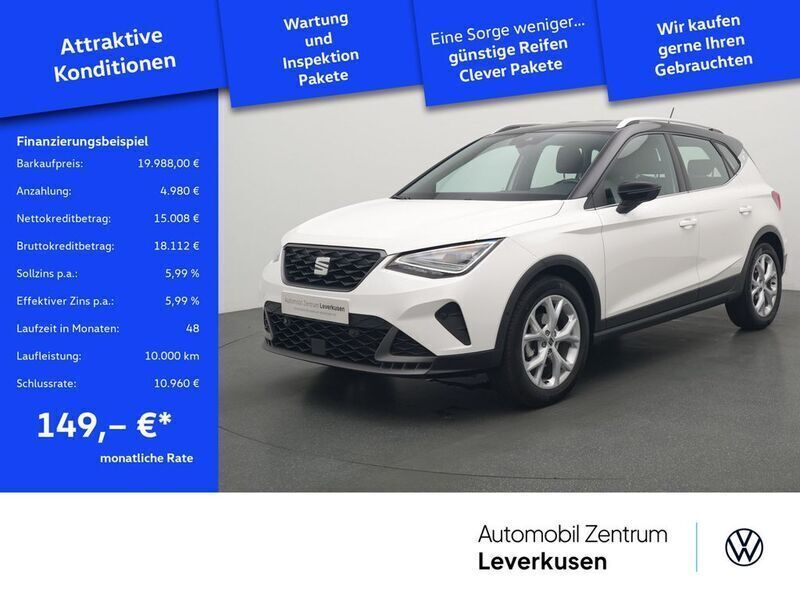 Weiss / candy weiss Gebraucht 2024 Seat Arona FR SUV | 19.988 € (Guter Preis) - Bild 1/4
