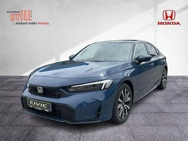 Neu Honda Civic Elegance 184 PS (135 kW) 2026 Blau Limousine