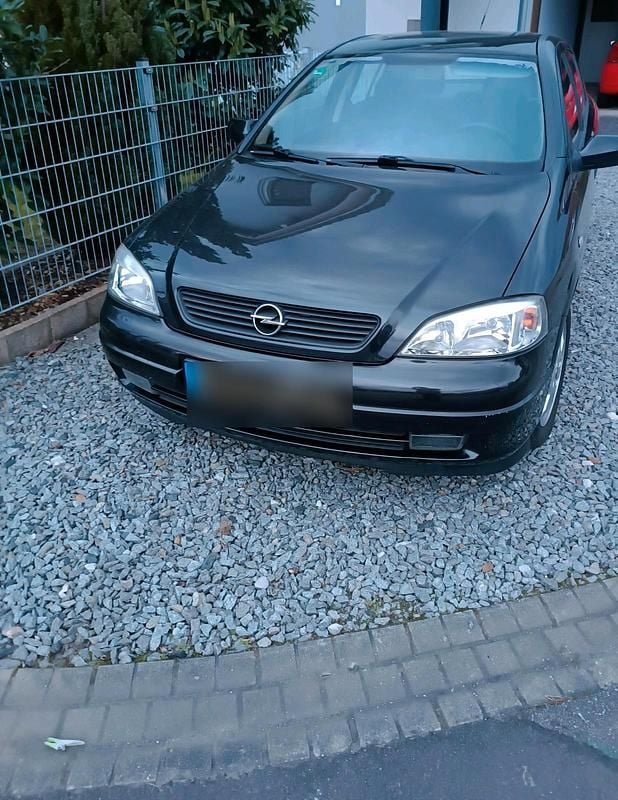 Gebraucht Opel Astra 84 PS (61 kW) 2001 Schwarz Limousine
