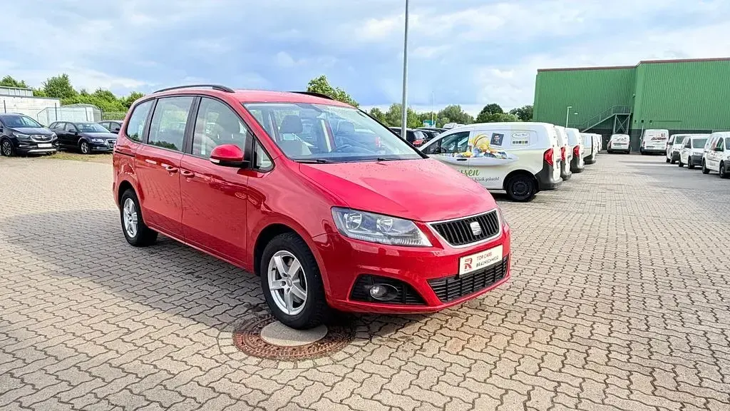 Gebraucht Seat Alhambra Style 150 PS (110 kW) 2012 Rot Van / Kleinbus