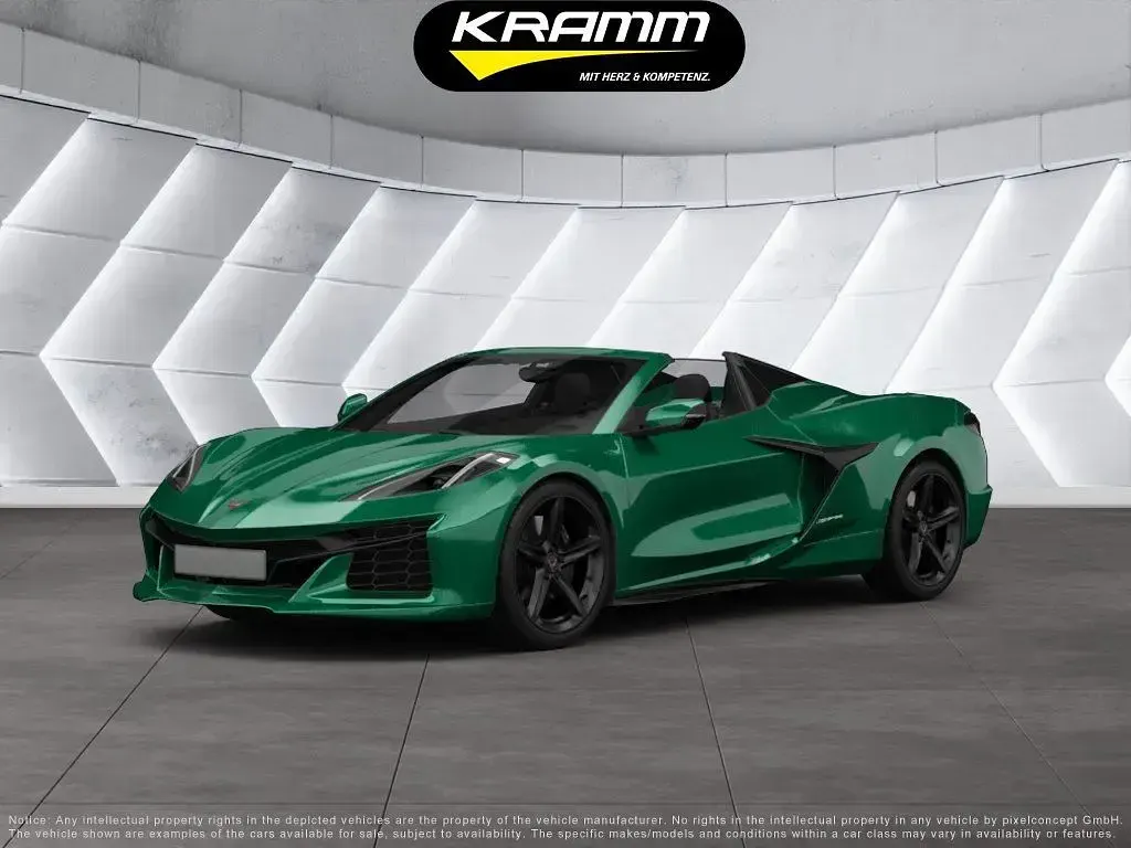 Neu Corvette C8 482 PS (354 kW) 2026 Grün Cabrio