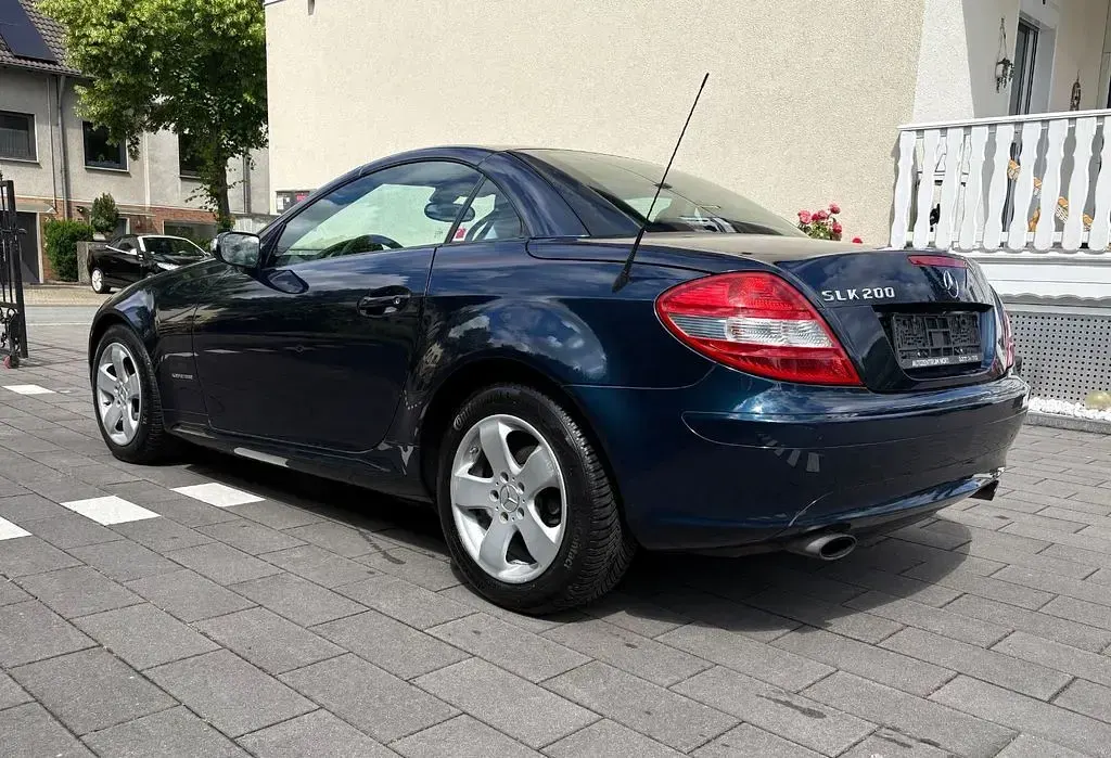 Gebraucht Mercedes SLK200 163 PS (119 kW) 2005 Blau Cabrio
