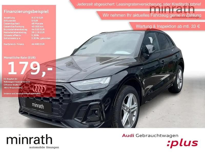 Schwarz Gebraucht 2024 Audi Q5 S-Line SUV | 44.539 € (Superpreis) - Bild 1/4