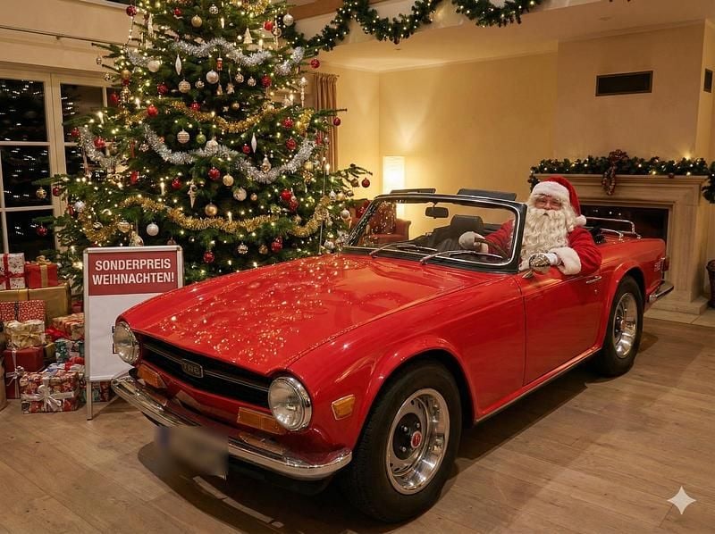 Rot Gebraucht 1971 Triumph TR6 Cabrio | 21.900 € - Bild 1/4