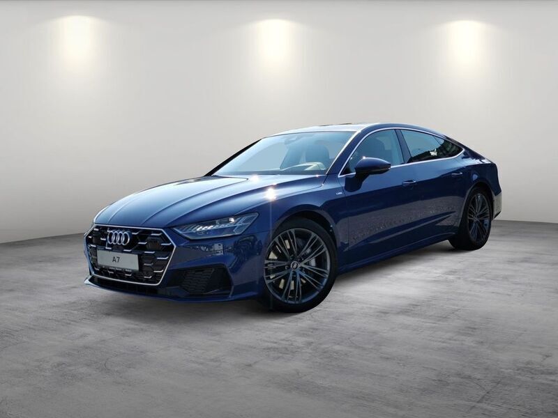 Blau Neu 2025 Audi A7 Sportback Sport Kleinwagen | 75.900 € (Teuer) - Bild 1/4