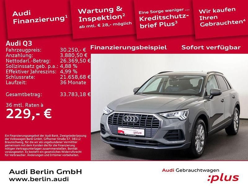 Chronosgrau metallic Gebraucht 2023 Audi Q3 Ambiente SUV | 30.250 € (Guter Preis) - Bild 1/3