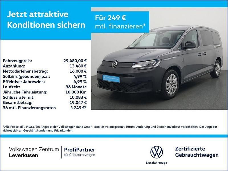 Pure grey Gebraucht 2023 VW Caddy Maxi Basis Van / Kleinbus | 29.480 € (Fairer Preis) - Bild 1/4