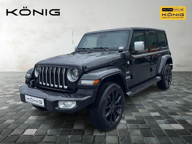 Schwarz Gebraucht 2023 Jeep Wrangler Sahara SUV | 59.999 € (Etwas zu teuer) - Bild 1/4