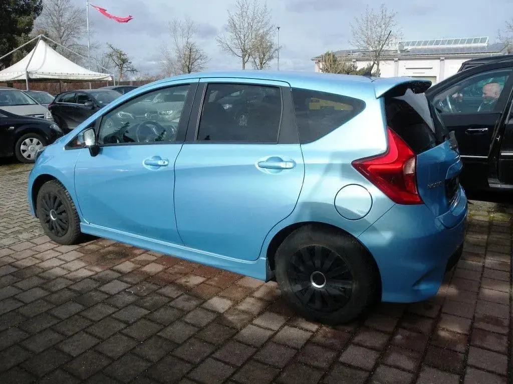 Gebraucht Nissan Note Acenta 98 PS (72 kW) 2014 Blau Kleinwagen