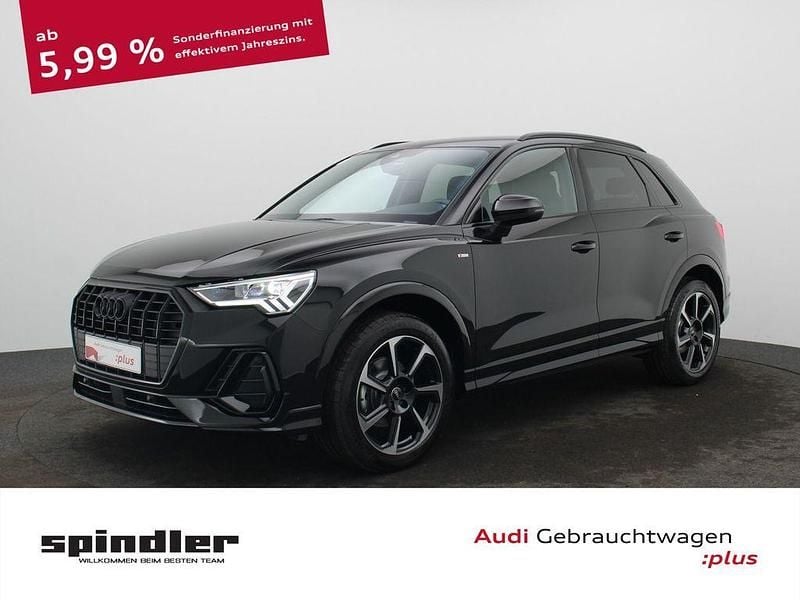Mythosschwarz metallic Gebraucht 2025 Audi Q3 S-Line SUV | 50.380 € - Bild 1/4