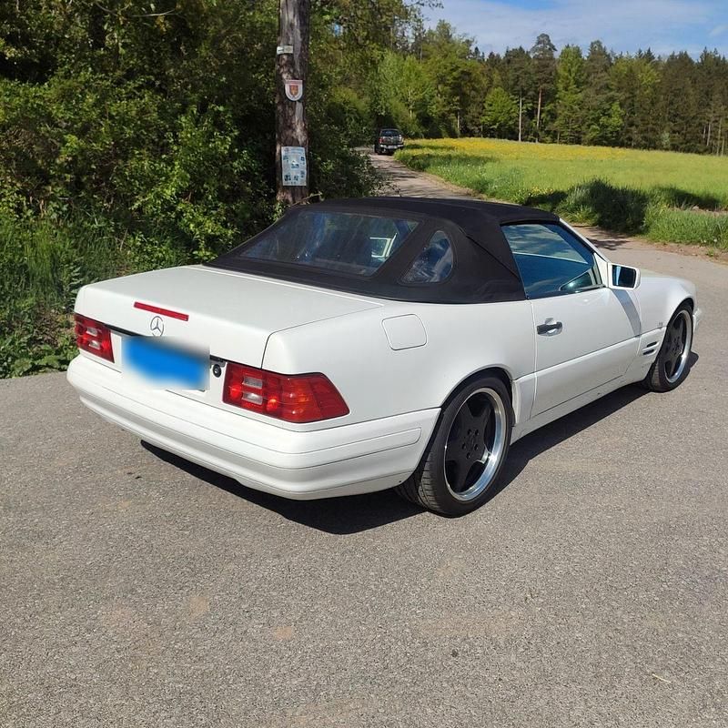 Gebraucht Mercedes SL320 231 PS (169 kW) 1996 Weiß Cabrio