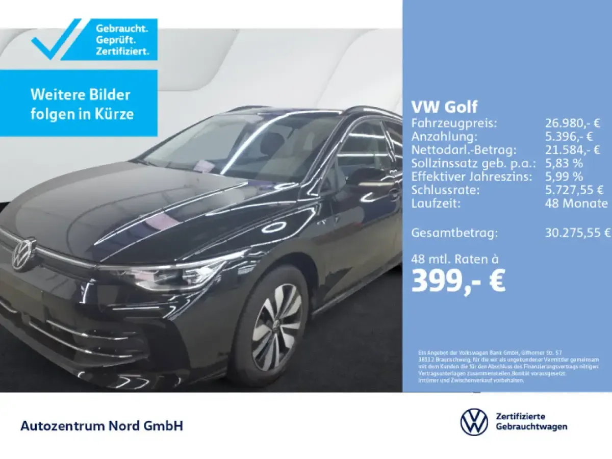 Gebraucht VW Golf VIII Goal 150 PS (110 kW) 2025 Kleinwagen