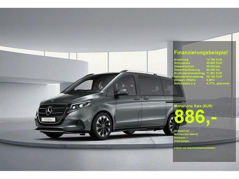 Grau Gebraucht 2025 Mercedes V250 Style Van / Kleinbus | 73.990 € (Superpreis) - Bild 1/3