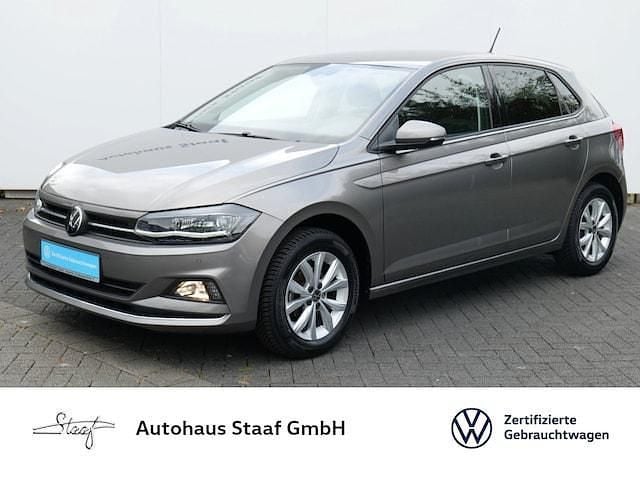 Limestone grey metallic Gebraucht 2021 VW Polo Highline Limousine | 18.490 € (Fairer Preis) - Bild 1/4
