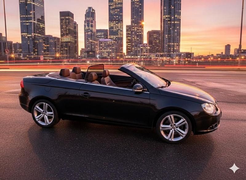 Gebraucht VW Eos Individual 200 PS (147 kW) 2008 Schwarz Cabrio