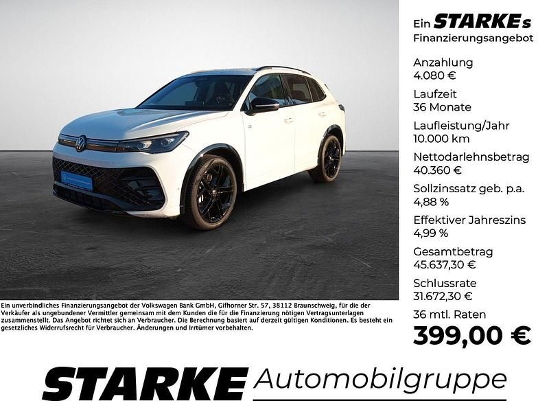 Weiß Gebraucht 2020 VW Tiguan Highline SUV | 43.880 € - Bild 1/4