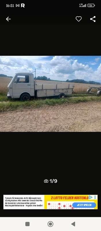 Gebraucht VW LT 75 PS (55 kW) 1979 Weiß Van