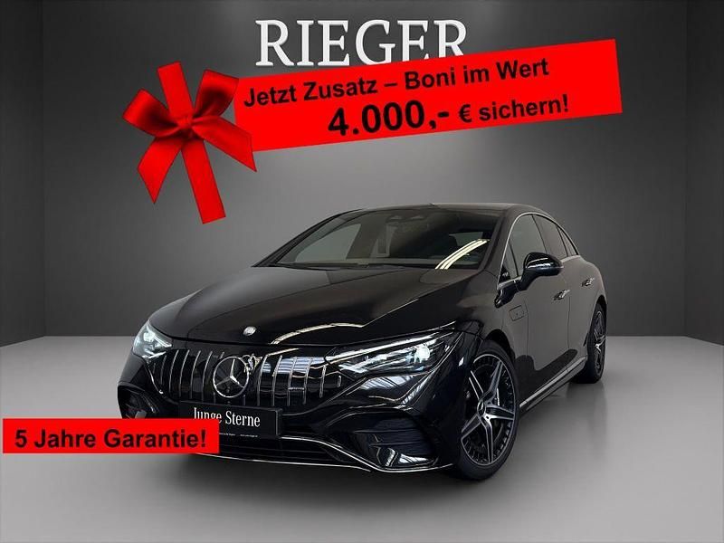 Black metallic Gebraucht 2023 Mercedes EQE AMG 53 AMG Limousine | 65.990 € (Superpreis) - Bild 1/4