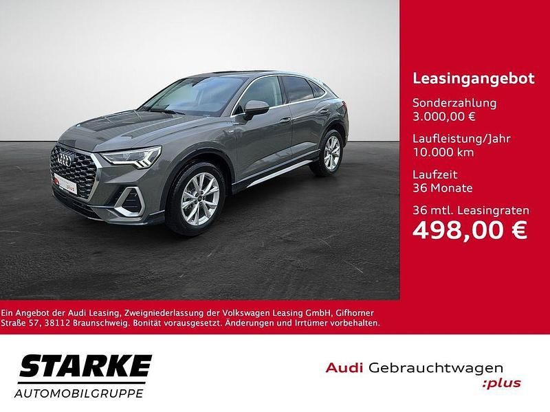 Grau (chronosgrau metallic) Gebraucht 2025 Audi Q3 Sportback S-Line SUV | 46.950 € (Teuer) - Bild 1/3