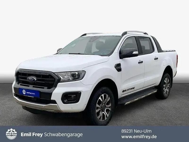 Weiß Gebraucht 2022 Ford Ranger Wildtrack Abholung | 33.480 € (Fairer Preis) - Bild 1/4