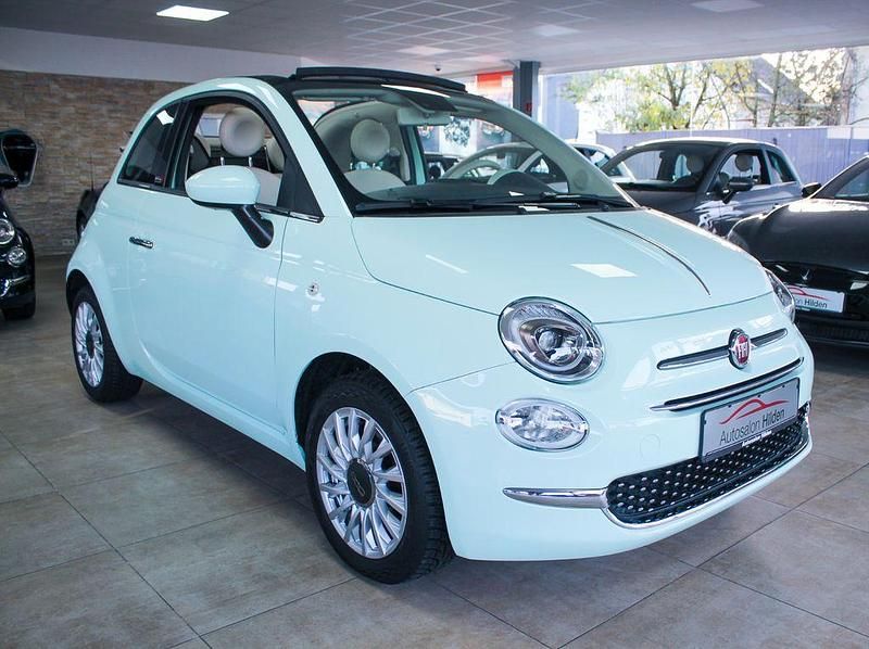 Grün Gebraucht 2020 Fiat 500C Cabrio | 16.999 € (Teuer) - Bild 1/4