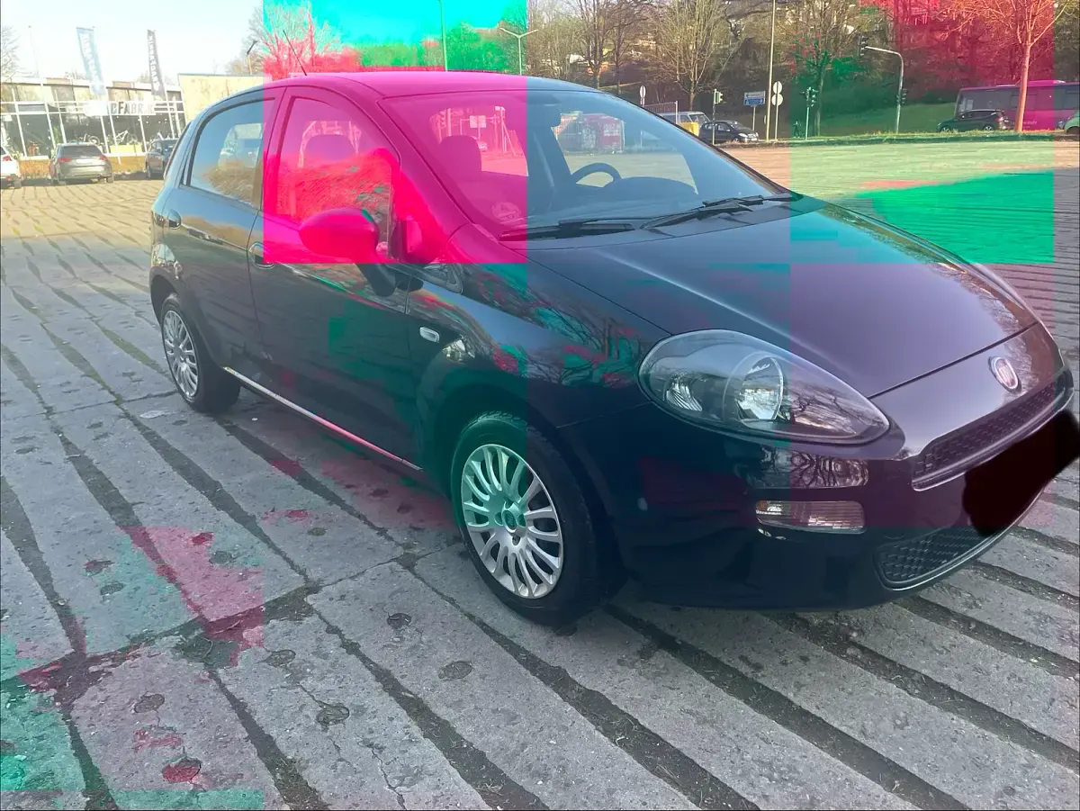 Gebraucht Fiat Punto 69 PS (50 kW) 2012 Schwarz Kleinwagen