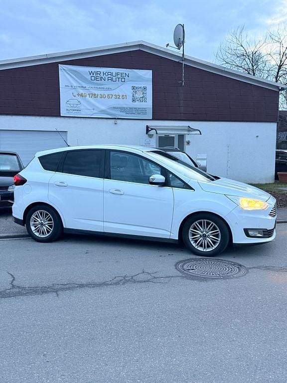 Gebraucht Ford C-MAX Titanium 125 PS (91 kW) 2017 Weiß Van / Kleinbus