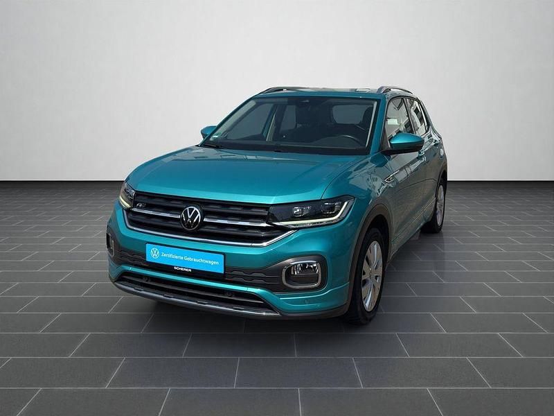 Makenatürkis metallic (metallic) Gebraucht 2022 VW T-Cross Style SUV | 21.300 € (Fairer Preis) - Bild 1/4