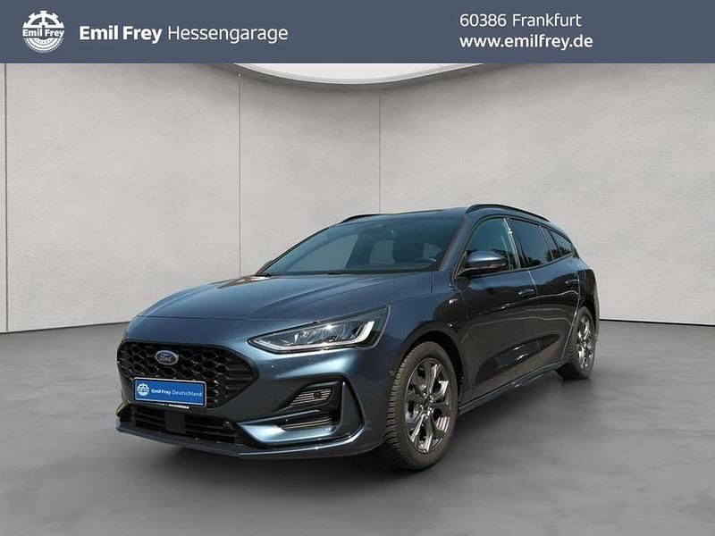 Gebraucht Ford Focus ST-Line X 125 PS (91 kW) 2023 Chrome blue metallic Kombi