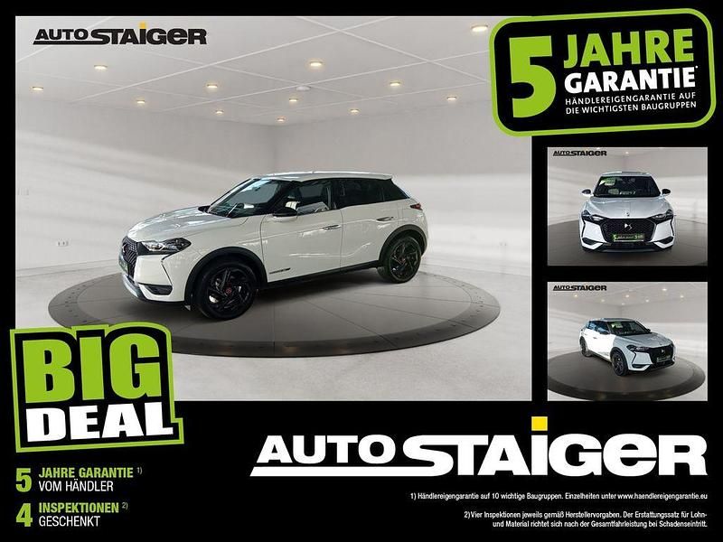 Lack weiss banquise/typ aussenverkl Gebraucht 2022 DS Automobiles DS3 Crossback E-Tense Performance Line Plus SUV | 15.999 € (Superpreis) - Bild 1/4