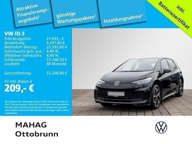Gebraucht VW ID.3 Pro 150 kW (204 PS) 2023 Schwarz Kleinwagen