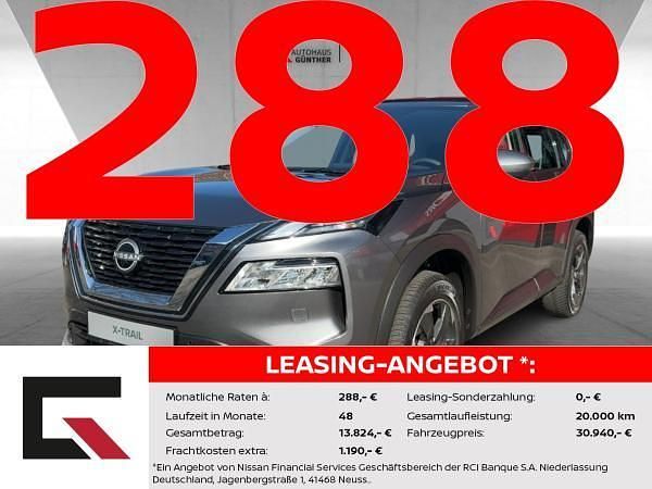 Grau (gun metallic) Gebraucht 2025 Nissan X-Trail Acenta SUV | 30.940 € (Guter Preis) - Bild 1/4