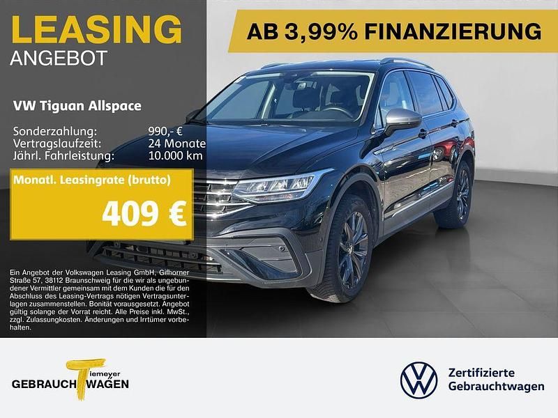 Gebraucht VW Tiguan Allspace Move 193 PS (141 kW) 2024 Schwarz SUV