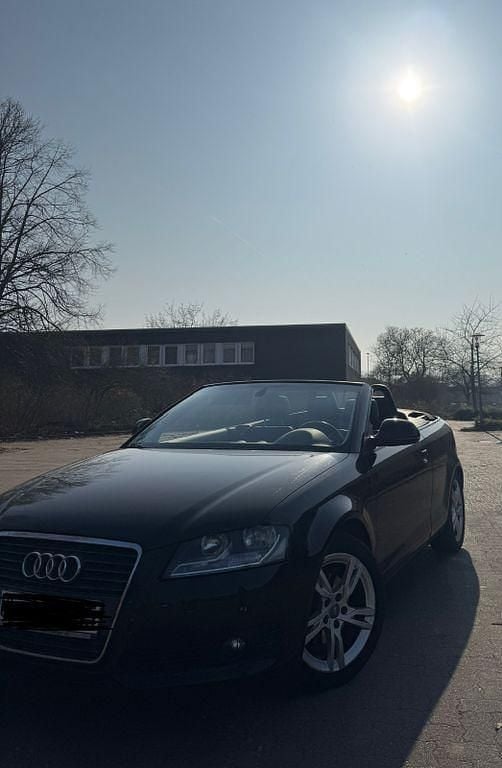 Schwarz Gebraucht 2008 Audi A3 Cabriolet Sport Cabrio | 7.050 € (Guter Preis) - Bild 1/4