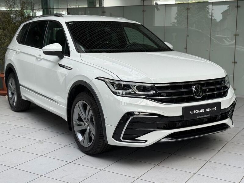 Weiß Gebraucht 2024 VW Tiguan Allspace R-line SUV | 46.900 € (Fairer Preis) - Bild 1/4