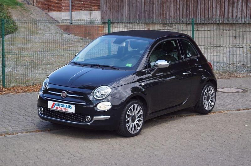 Schwarz Gebraucht 2018 Fiat 500 Mirror Cabrio | 9.950 € (Fairer Preis) - Bild 1/4