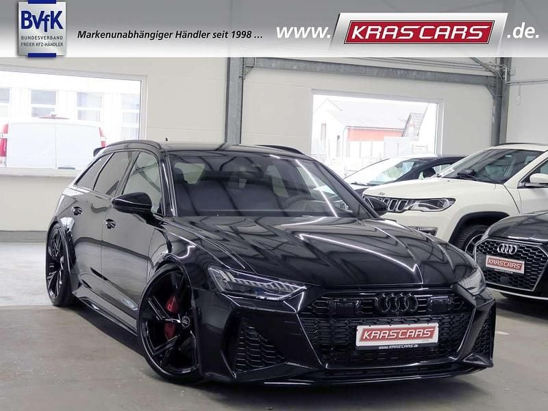 Mythosschwarz metallic Gebraucht 2021 Audi RS6 Design Kombi | 99.499 € (Guter Preis) - Bild 1/4