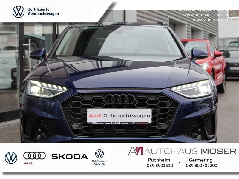 Navarrablau metallic Gebraucht 2023 Audi A4 S-Line Kombi | 32.840 € (Fairer Preis) - Bild 1/4