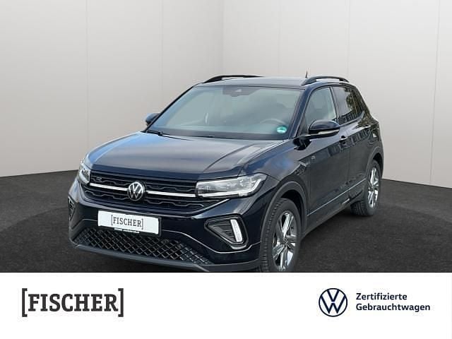 Schwarz Gebraucht 2025 VW T-Cross R-line SUV | 27.955 € (Fairer Preis) - Bild 1/4
