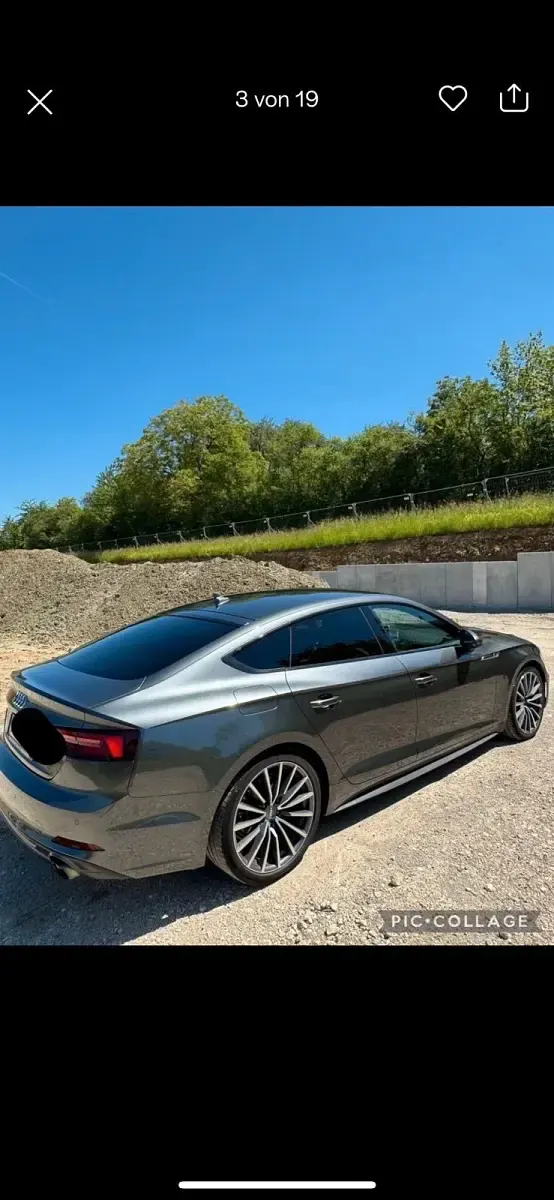 Gebraucht Audi A5 Sportback Comfort 190 PS (139 kW) 2018 Grau Kleinwagen