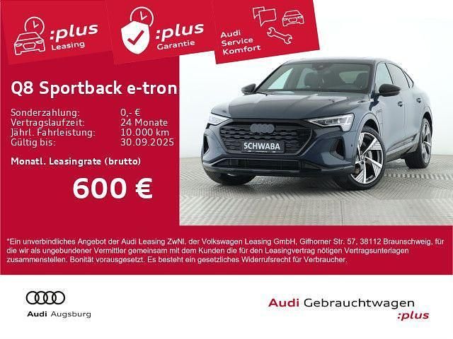 Plasmablau metallic Gebraucht 2024 Audi Q8 Sportback e-tron Advanced Plus SUV | 66.910 € (Superpreis) - Bild 1/4