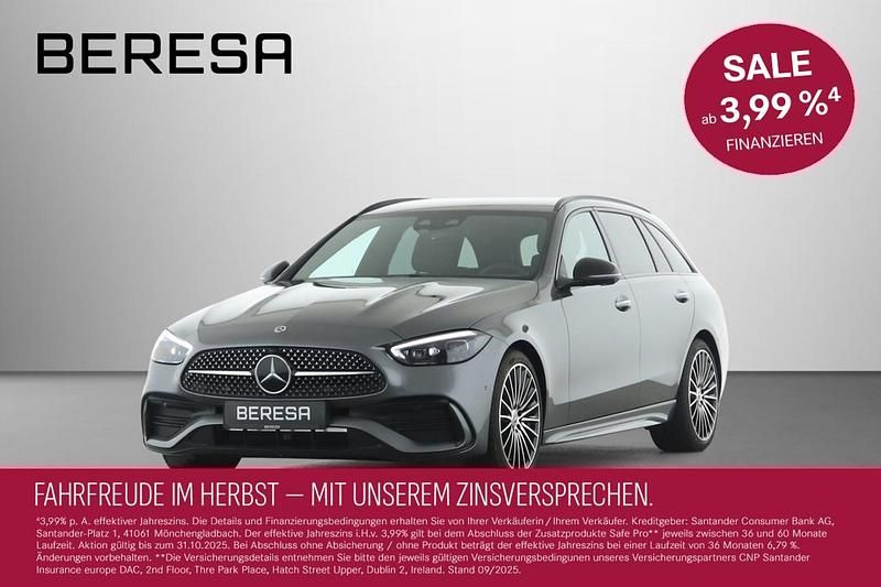 Grau Gebraucht 2025 Mercedes C220 AMG line Kombi | 58.985 € - Bild 1/4