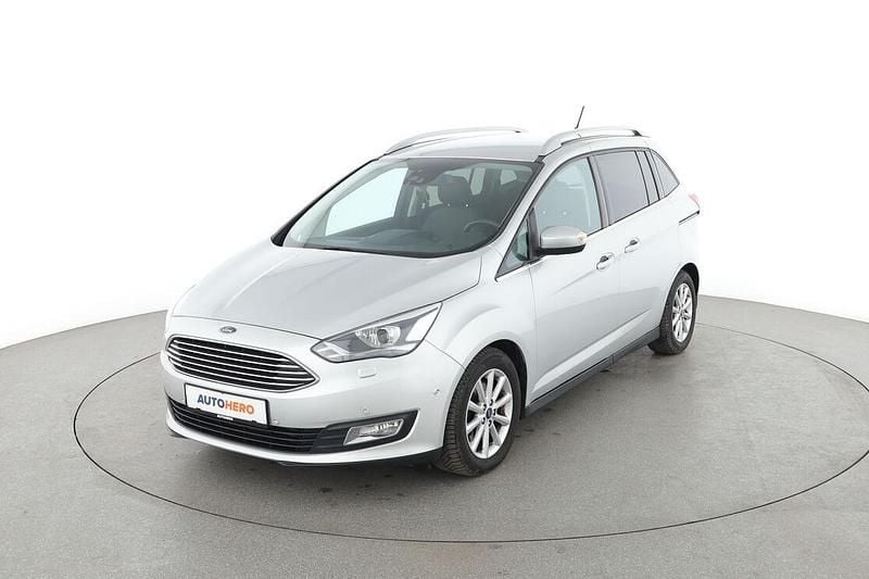 Silber Gebraucht 2018 Ford Grand C-Max Titanium Van / Kleinbus | 17.110 € (Etwas zu teuer) - Bild 1/3