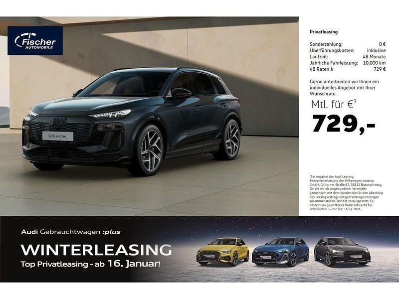 Manhattangrau metallic Gebraucht 2025 Audi SQ6 e-tron Sport SUV | 81.480 € (Etwas zu teuer) - Bild 1/4