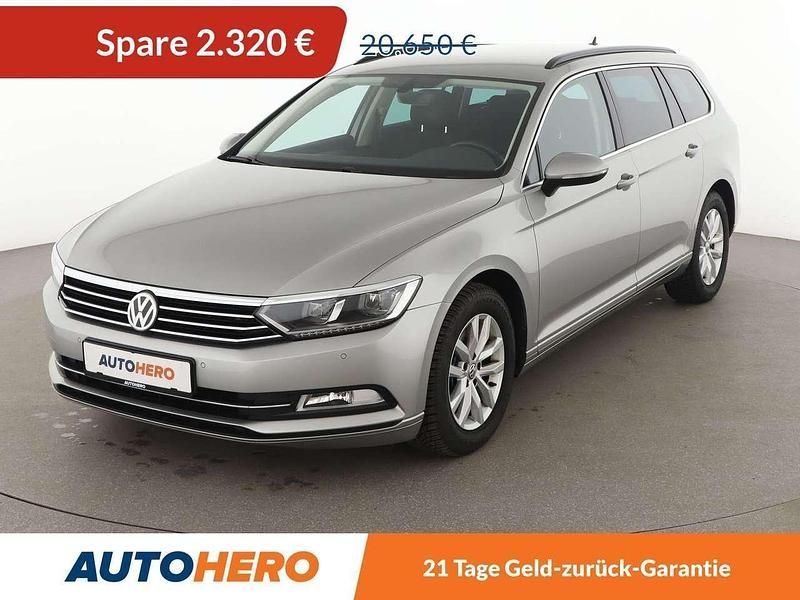 Grau Gebraucht 2017 VW Passat Comfortline Kombi | 18.330 € (Fairer Preis) - Bild 1/3