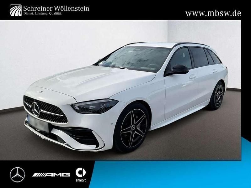 Unilackpolarweiss Gebraucht 2025 Mercedes C200 AMG Kombi | 44.640 € (Fairer Preis) - Bild 1/4