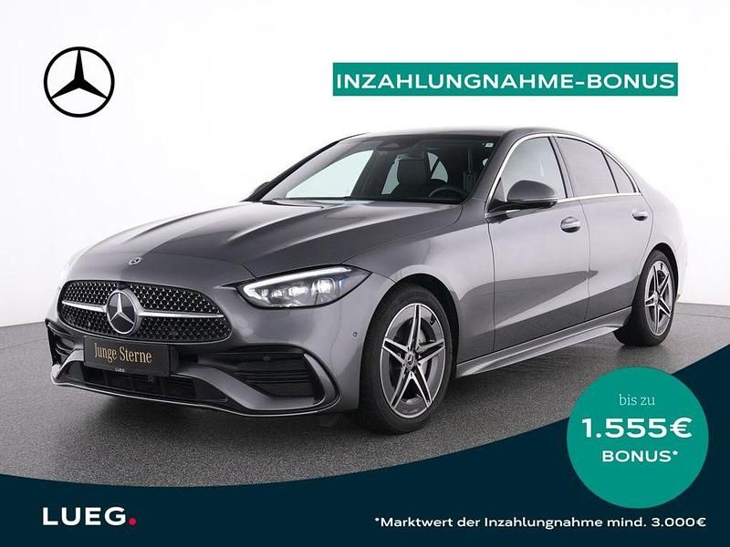 Grau Gebraucht 2024 Mercedes C200 AMG Limousine | 40.999 € (Fairer Preis) - Bild 1/4