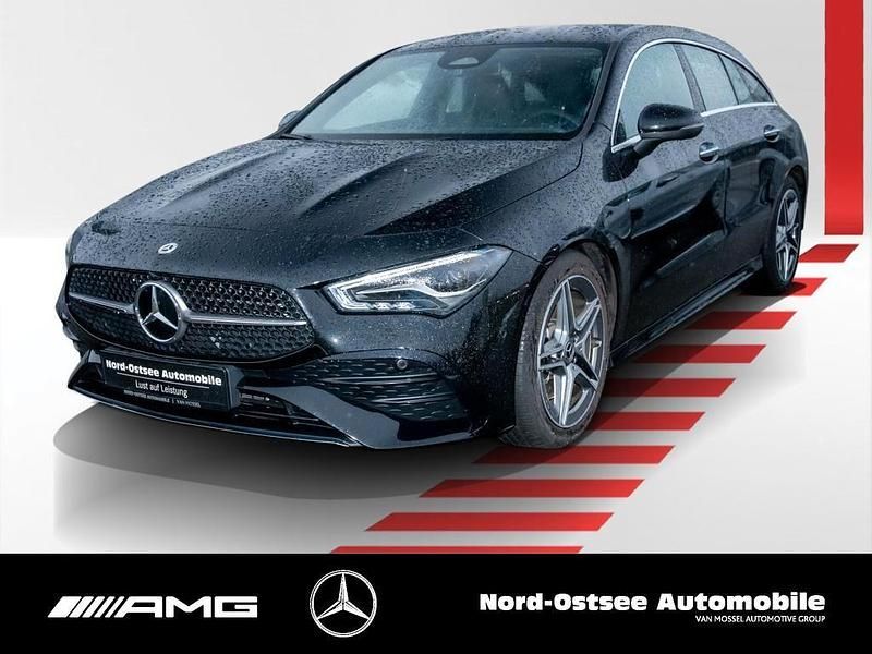 Gebraucht Mercedes CLA200 Shooting Brake AMG 163 PS (119 kW) 2025 Metalliclack kosmosschwarz Kombi